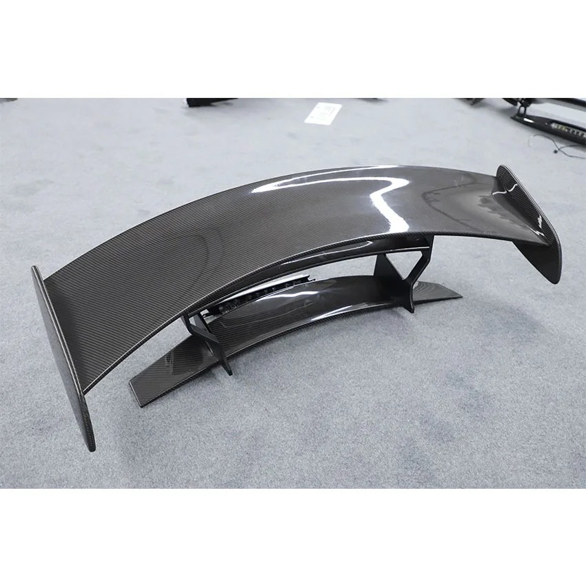 Upgrade Car Parts Black Series Style Dry Carbon Fiber Rear Wing Spoiler for   GT GTS Car Body Kit